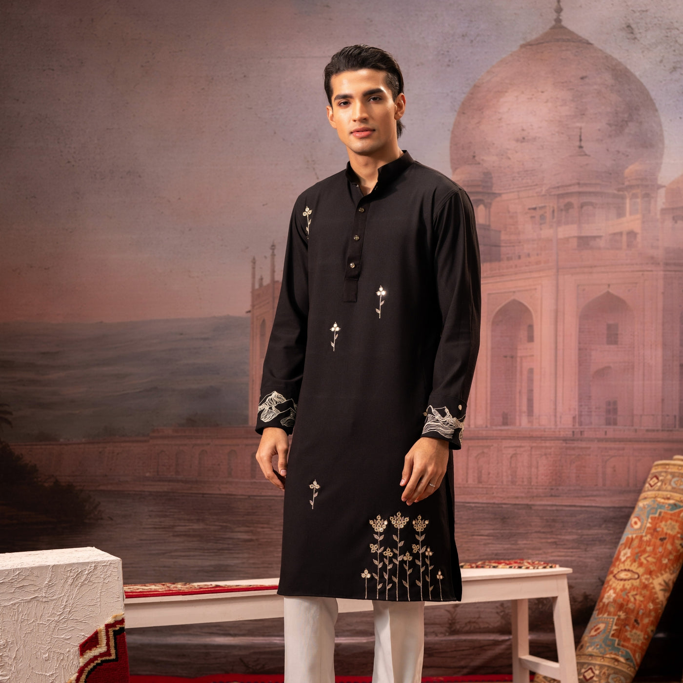 NAWAAB | ZARDOZI-EMBROIDERED PANJABI