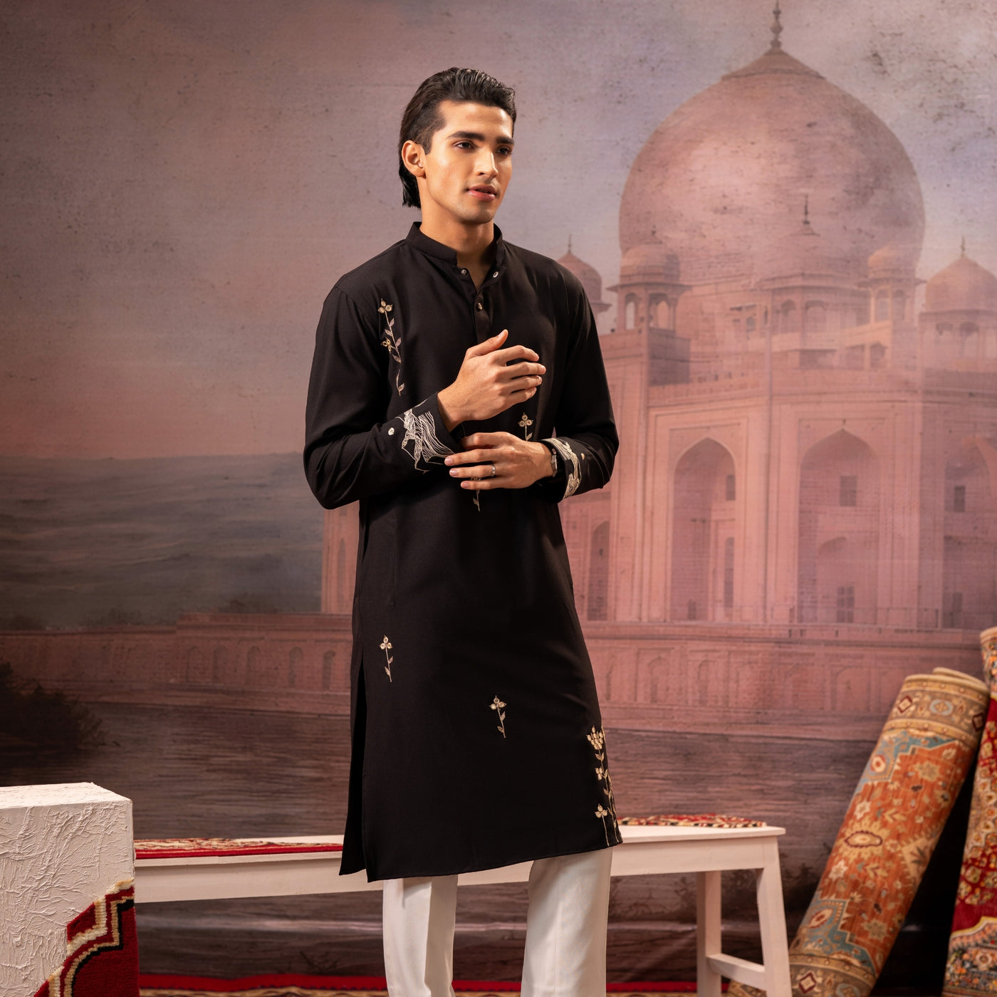 NAWAAB | ZARDOZI-EMBROIDERED PANJABI