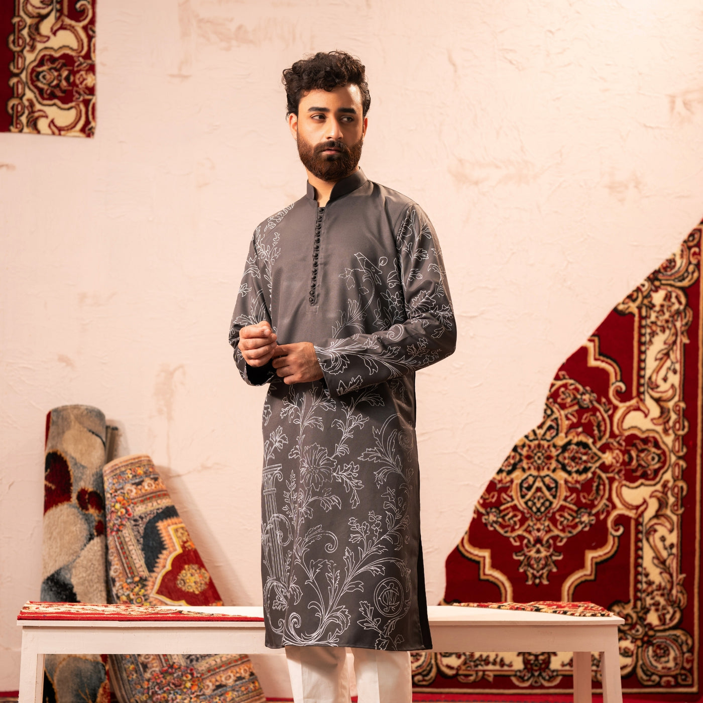 NAZR | PRINTED PANJABI