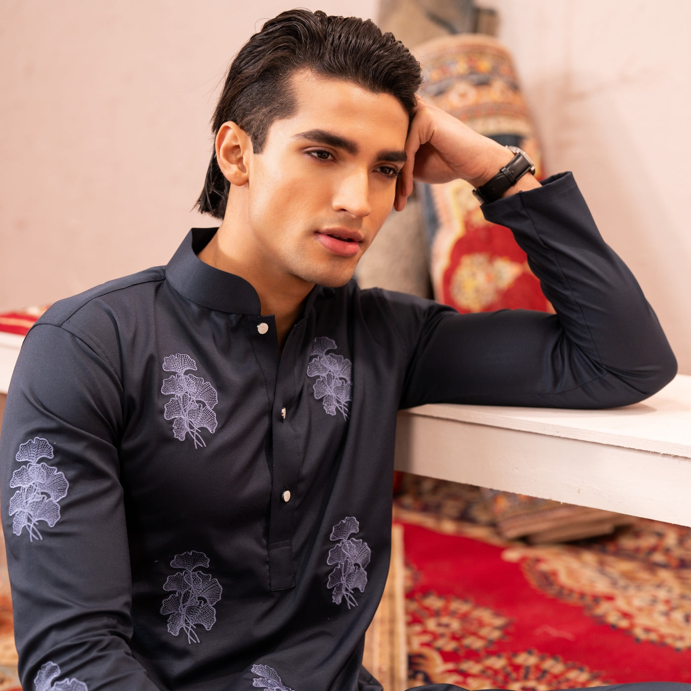 AZRAQ | Embroidered Panjabi